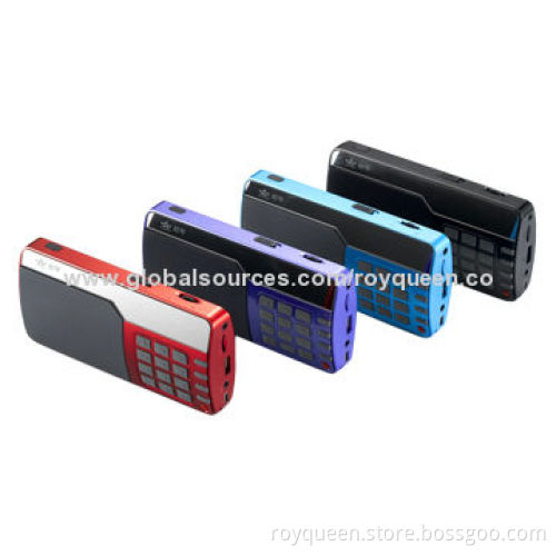 Portable Speaker, Supports microSD Card/U-disk Music Playing, Record Function, LED Digital Display